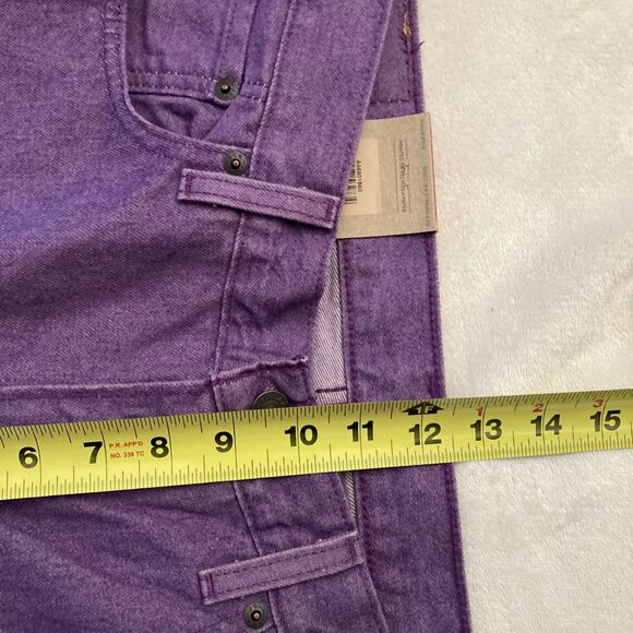 Levi’s Women’s Middy Straight Jeans 34 x 30 Lilac Irregular Label PLEASE READ - Picture 11 of 14